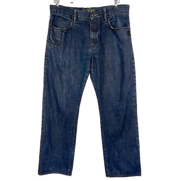 COOGI Vintage Y2K Men's Straight Leg Dark Wash Jeans 38X34 - Picture 1 of 13